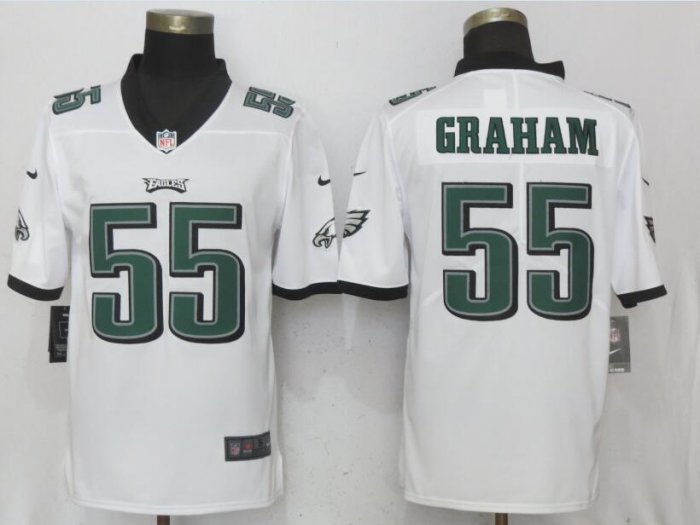 Nike Eagles 55 Brandon Graham White Men's Stitched NFL Vapor Untouchable Limited Jersey