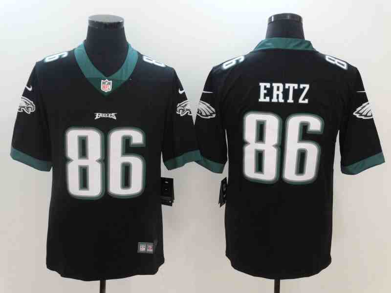 Nike Eagles 86 Zach Ertz Black Vapor Untouchable Player Limited Jersey