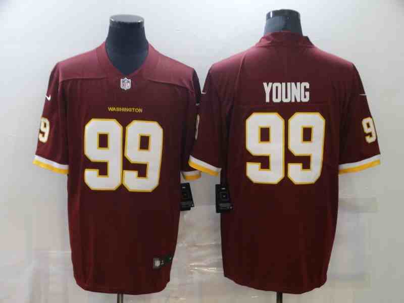 Washington Redskins 99 Chase Young Burgundy Vapor Untouchable Limited Jersey