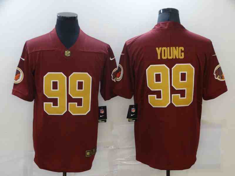 Nike Washington 99  Young  Limited Burgundy Alternate Vapor Untouchable Jersey