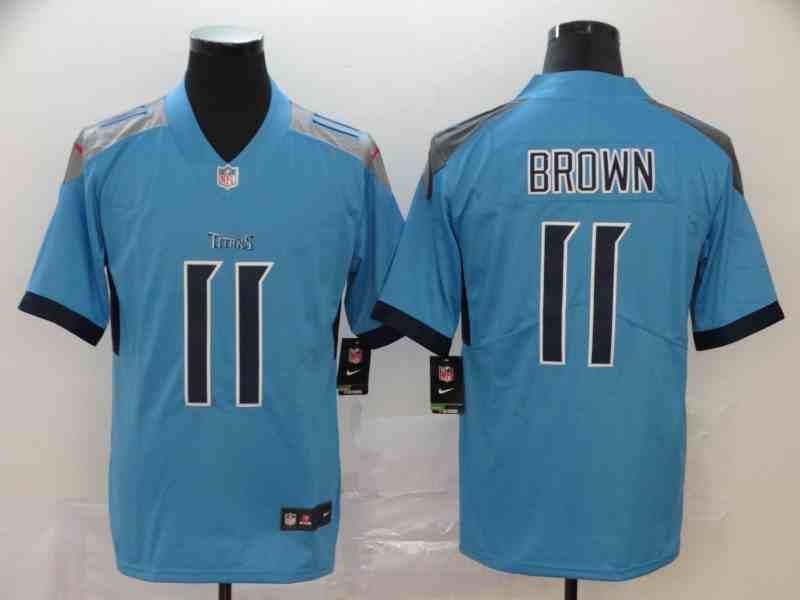 Titans 11 A.J. Brown Blue New Vapor Untouchable Limited Jersey