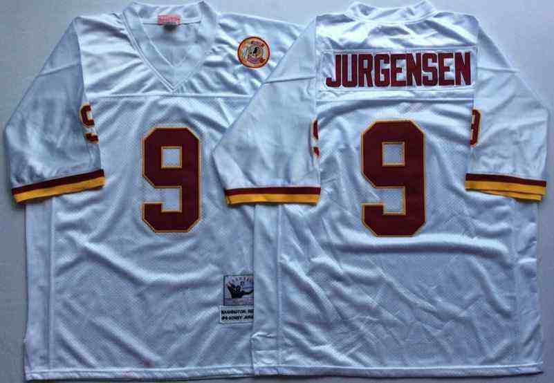 Washington Redskins 9 Sonny Jurgensen 1974 Throwback White Jersey