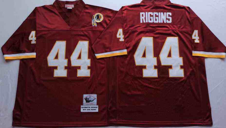 Washington Redskins 44 John Riggins Throwback Burgundy Jersey