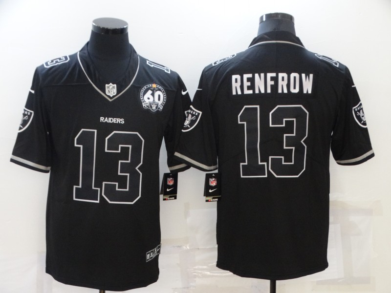 Men's Las Vegas Raiders 13 Hunter Renfrow Black Shadow 2021 Vapor Untouchable Stitched Nike Limited Jersey