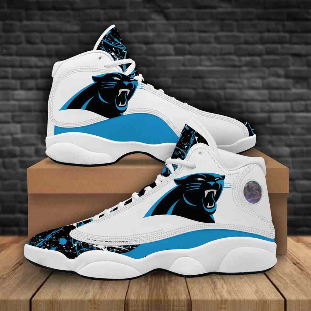 NFL Customized  shoes Carolina Panthers Limited Edition JD13 Sneakers 001 Customized  shoes