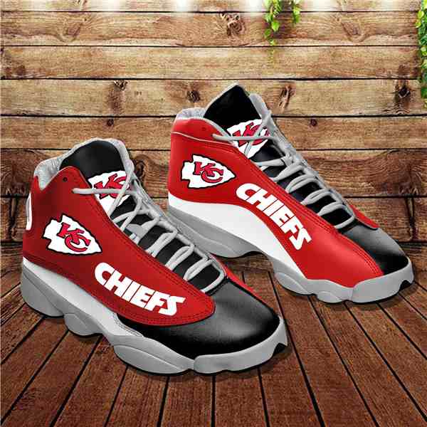 NFL Customized  shoes Kansas City Chiefs Limited Edition JD13 Sneakers 003