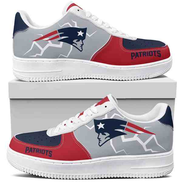 NFL Customized  shoes New England Patriots Air Force 1 Sneakers 001