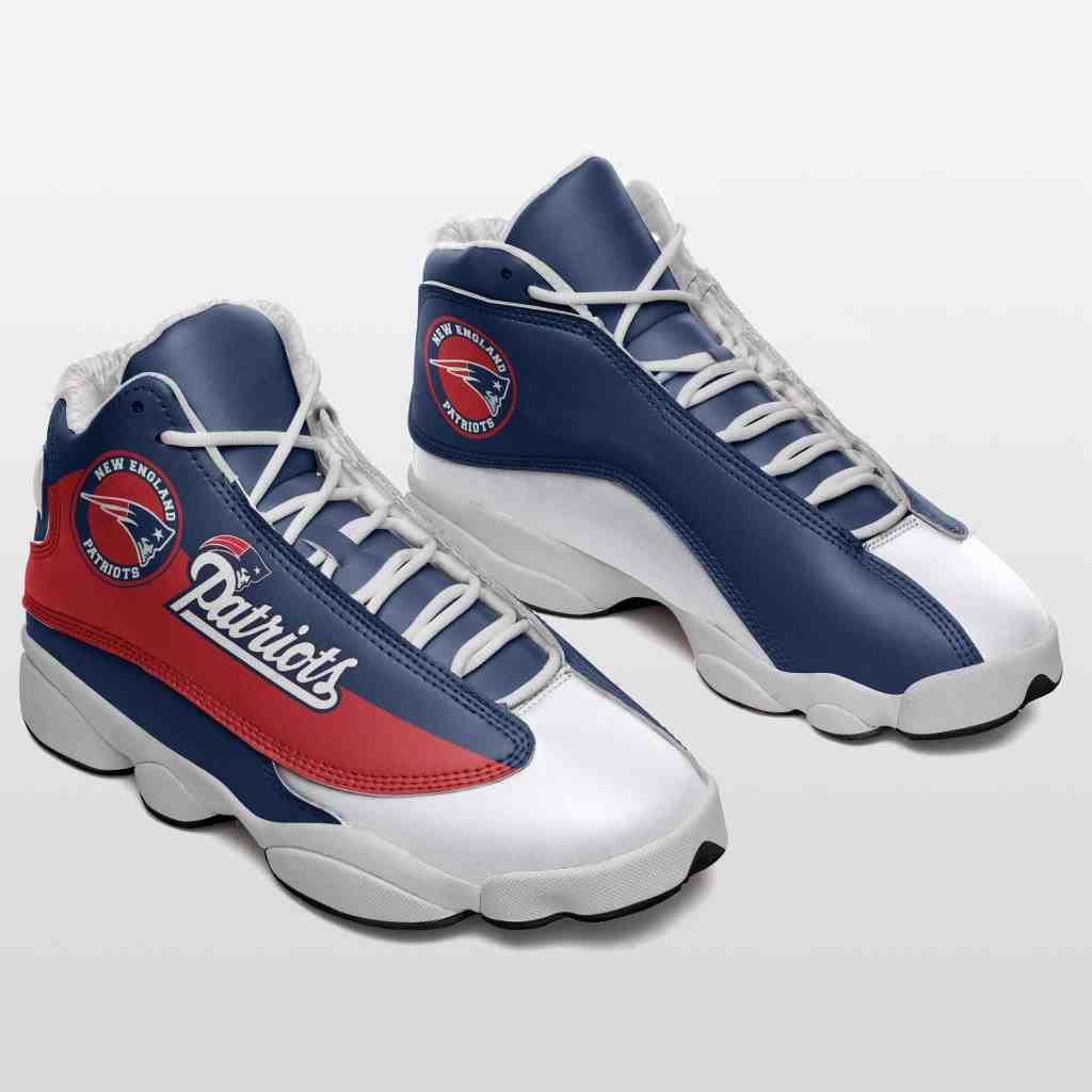 NFL Customized  shoes New England Patriots Limited Edition JD13 Sneakers 002