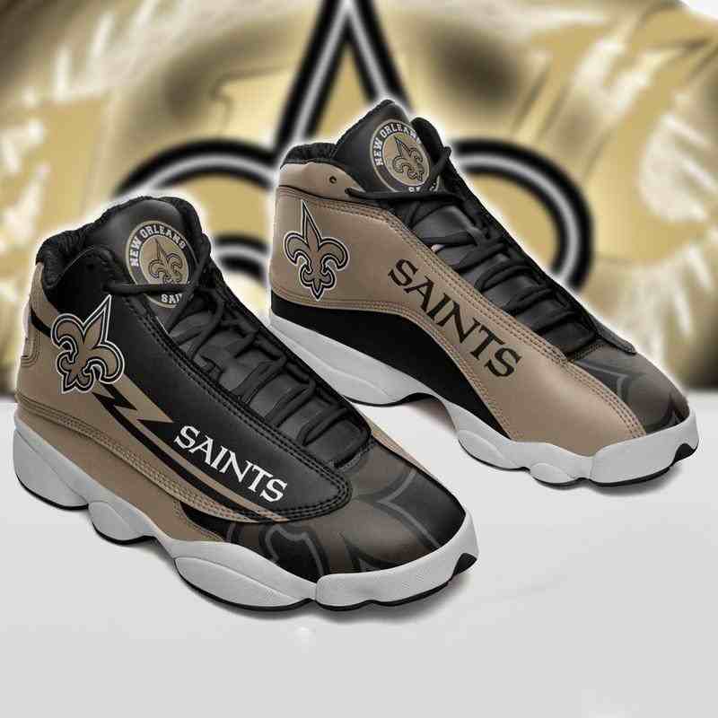NFL Customized  shoes New Orleans Saints Limited Edition JD13 Sneakers 003