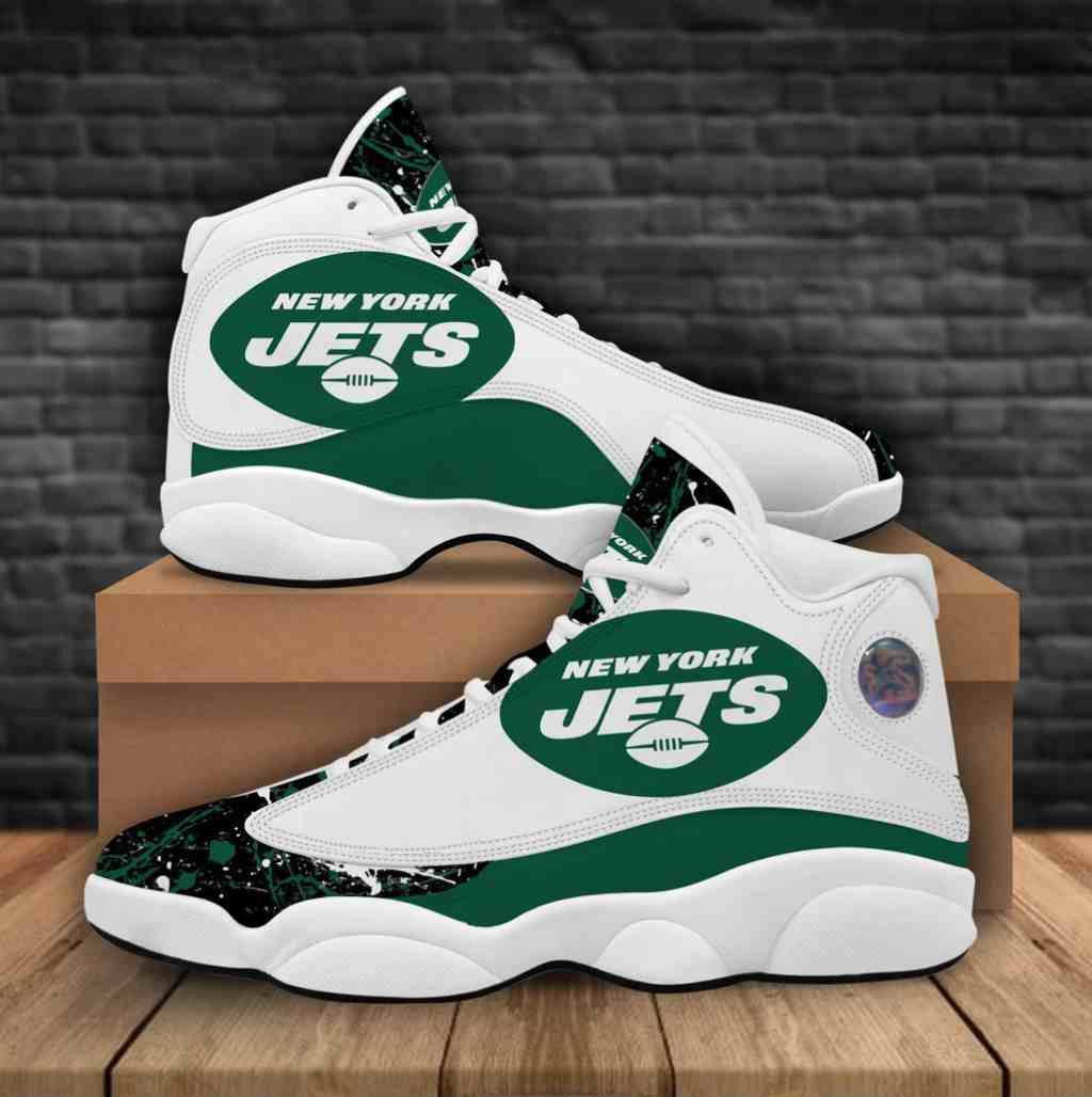 NFL Customized  shoes New York Jets Limited Edition JD13 Sneakers 002