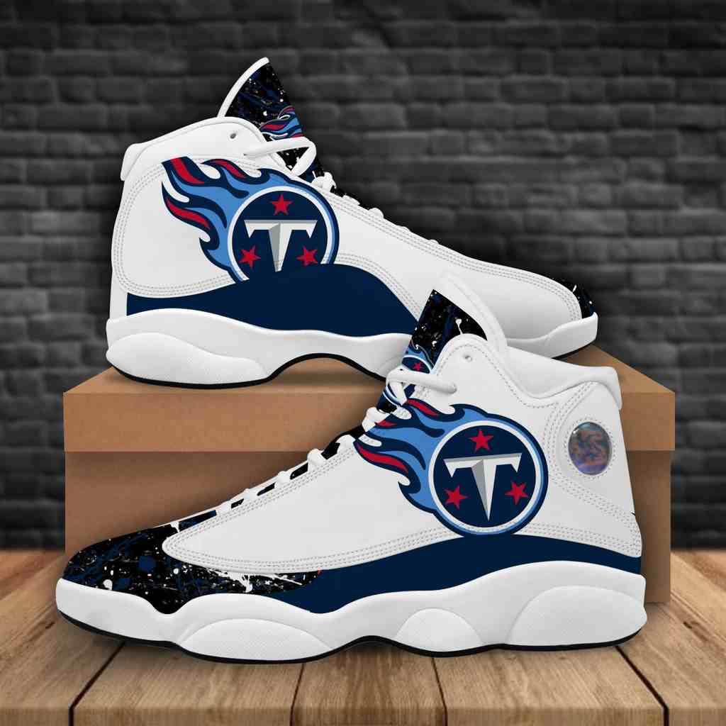 NFL Customized  shoes Tennessee Titans Limited Edition JD13 Sneakers 002