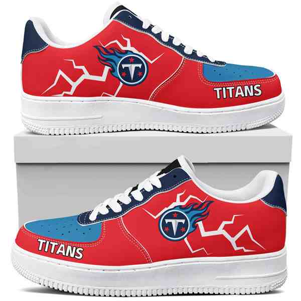 NFL Customized  shoes Tennessee Titans Air Force 1 Sneakers 001