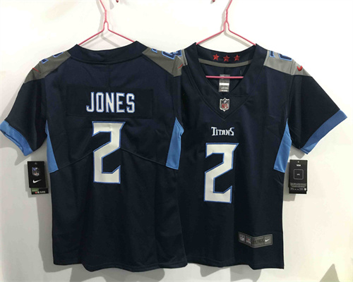 Women Titans 2 Julio Jones Navy Vapor Untouchable Limited Jersey