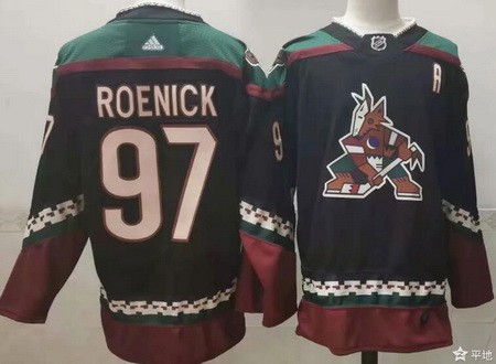 Men's Arizona Coyotes #97 Jeremy Roenick Black Alternate Authentic Jersey