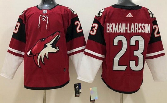 Men's Arizona Coyotes #23 Oliver Ekman Larsson Red Jersey