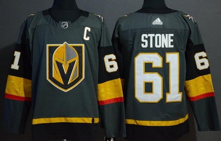 Men's Vegas Golden Knights #61 Mark Stone Gray Authentic Jersey