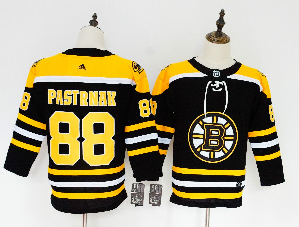 Bruins 88 David Pastrnak Black Women Adidas Jersey