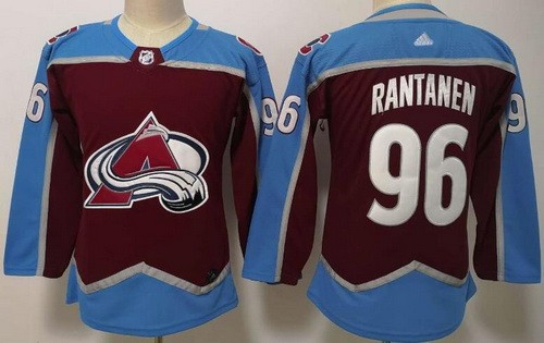 Women's Colorado Avalanche #96 Mikko Rantanen Red Jersey