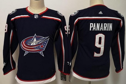 Women's Columbus Blue Jackets #9 Artemi Panarin Navy Jersey