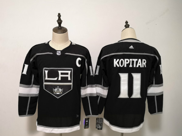 Kings 11 Anze Kopitar Black Women Adidas Jersey