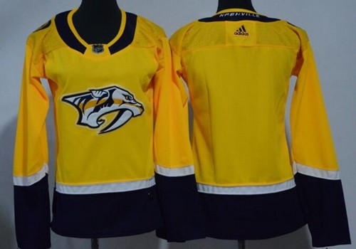 Women's Nashville Predators Blank Yellow Jersey