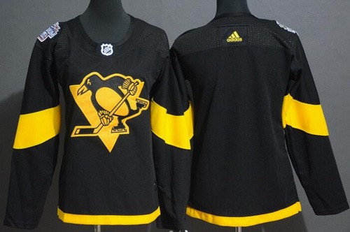 Women's Pittsburgh Penguins Blank Black 2019 Stadium Series Jersey