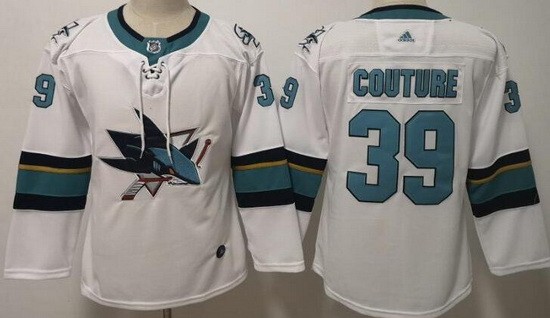 Women's San Jose Sharks #39 Logan Couture White Jersey