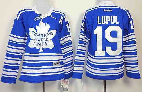 Women Toronto Maple Leafs 19 Joffrey Lupul Blue NHL jerseys