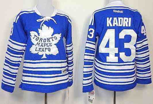 Women Toronto Maple Leafs 43 Nazem Kadri Blue NHL jerseys