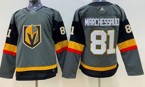 Women's Vegas Golden Knights #81 Jonathan Marchessault Gray Jersey