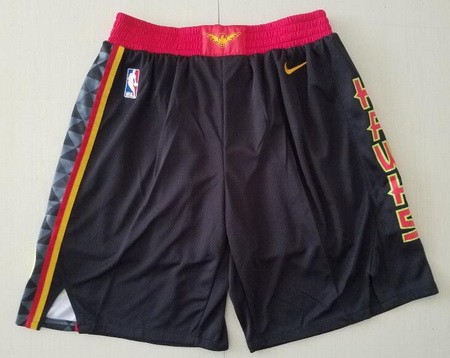 Men's Atlanta Hawks Black 2019 Swingman Shorts