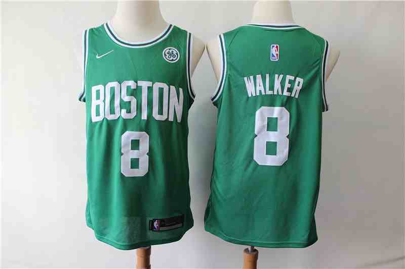 Men's Boston Celtics #8 Kemba Walker Green Nike Swingman Jersey