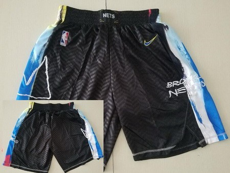 Men's Brooklyn Nets Black 2021 City Swingman Shorts