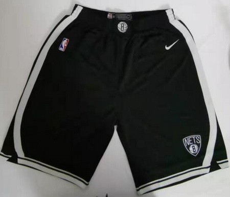Men's Brooklyn Nets Black Swingman Shorts
