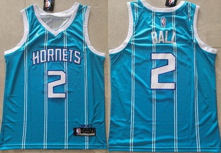 Men's Charlotte Hornets #2 Lamelo Ball Green Icon Swingman Jersey