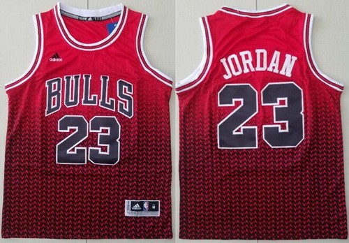 Men's Chicago Bulls #23 Michael Jordan Red Drift Swingman Jersey