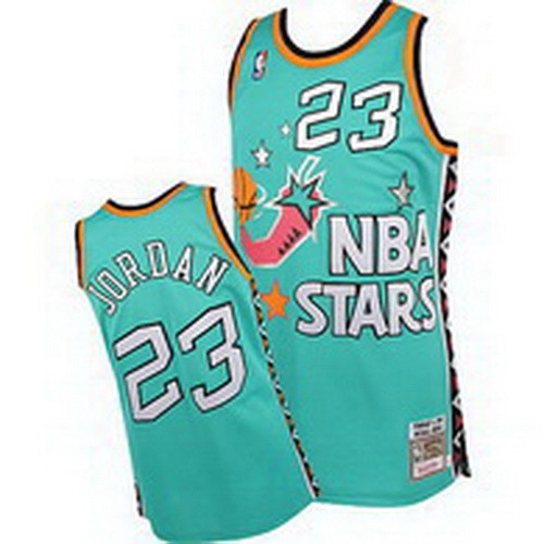 Men's Michael Jordan #23 Blue 1996 All Star Swingman Jersey