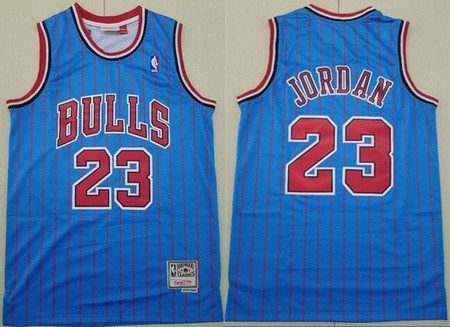 Men's Chicago Bulls #23 Michael Jordan Blue Reload Swingman Jersey