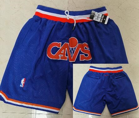 Men's Cleveland Cavaliers Blue Just Don Swingman Shorts
