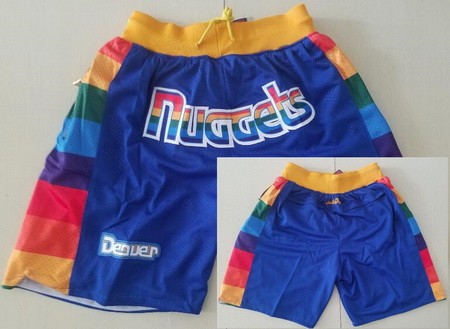 Men's Denver Nuggets Blue Just Don Swingman Shorts