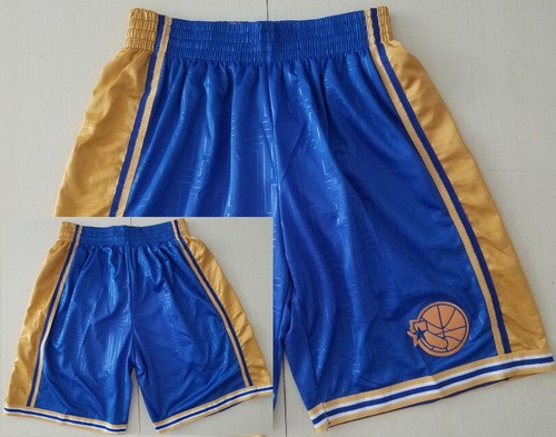 Men's Golden State Warriors Blue Hollywood Classic Swingman Shorts