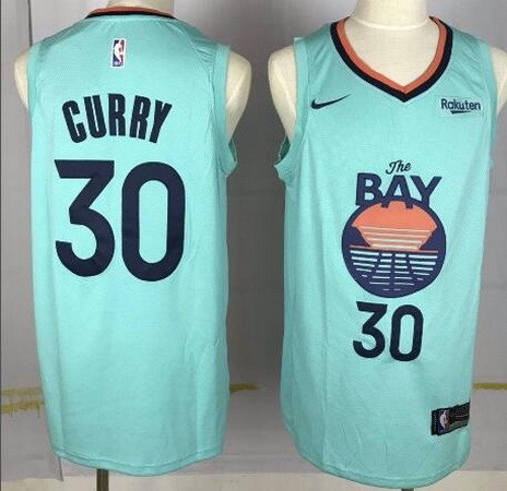 Men's Golden State Warriors #30 Stephen Curry Green Icon Sponsor Swingman Jersey