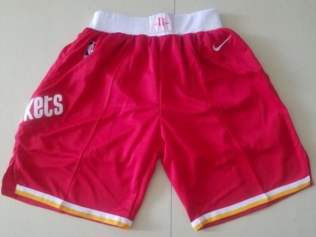 Men's Houston Rockets Red 2019 Swingman Shorts