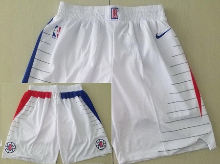 Men's Los Angeles Clippers White 2019 Swingman Shorts