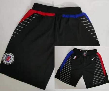 Men's Los Angeles Clippers Black Swingman Shorts