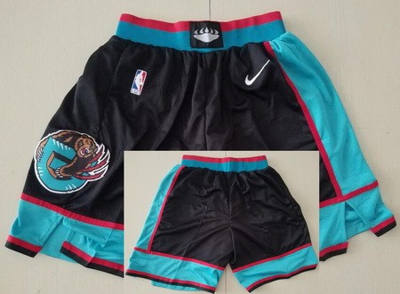 Men's Vancouver Grizzlies Black Classic Swingman Shorts