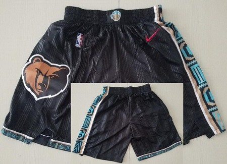 Men's Vancouver Grizzlies Black 2021 City Swingman Shorts