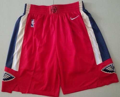 Men's New Orleans Pelicans Red 2019 Swingman Shorts