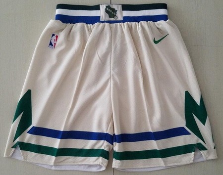 Men's Milwaukee Bucks Cream City Swingman Shorts