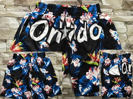 Men's Orlando Magic Floral Laser Printing Shorts